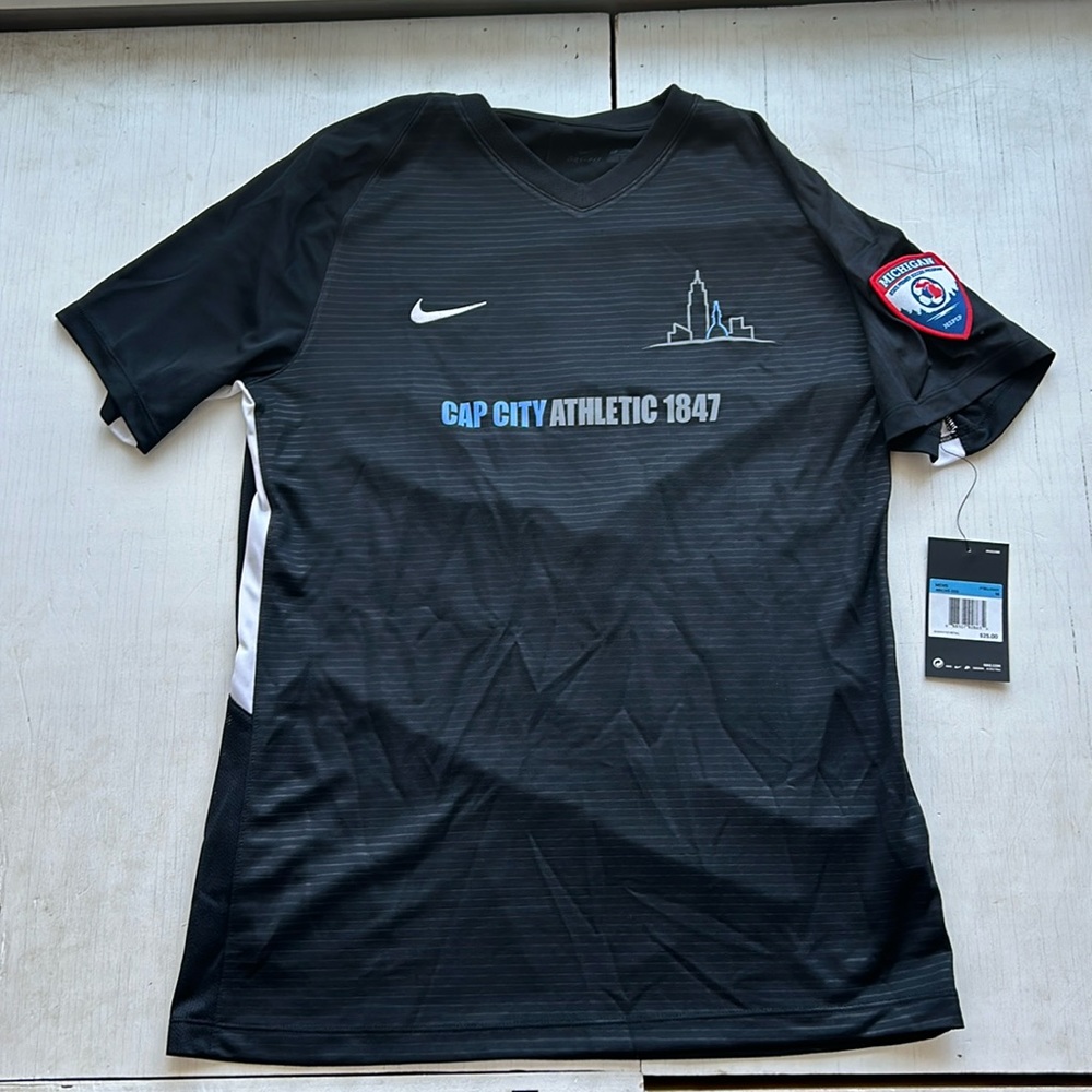 Nike Dri-Fit Black soccer jersey with #21 on the back